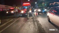 Siate socorre vítima de atropelamento por moto na BR-277 próximo a Ponte da Amizade