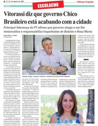 "Se não fosse Itaipu, Chico Brasileiro já teria sido expulso com um chute na bunda", diz Vitorassi