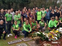 Acorrefoz faz homenagem de despedida ao amigo atleta Hélio Petronilio de Paula