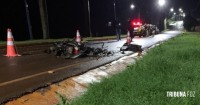 Carro invade contramão e motociclista morre após colisão em Itaipulândia