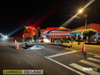 Homem morre após ser atropelado na PR-317 em Santa Helena