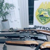BPFRON prende homem e apreende armas e munições em Barracão