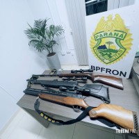 BPFRON prende homem e apreende armas e munições em Barracão