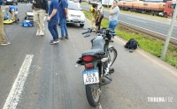 Siate socorre duas vítimas após colisão entre três veículos e uma motocicleta na BR-277