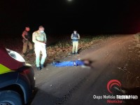 Jovem é encontrado morto com vários tiros na cabeça na área rural entre Foz e Santa Terezinha de Itaipu 