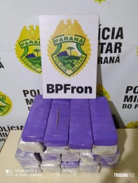 BPFRON apreende mala contendo maconha em ônibus na cidade de  Santa Terezinha de Itaipu 