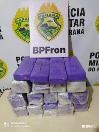 BPFRON apreende mala contendo maconha em ônibus na cidade de  Santa Terezinha de Itaipu 