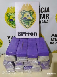 BPFRON apreende mala contendo maconha em ônibus na cidade de  Santa Terezinha de Itaipu 