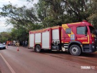 Homem fica ferido após tombar caminhão em Marechal Cândido Rondon