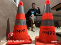 Guarda Municipal prende homem que teria furtado cones da PM