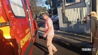 Siate socorre ciclista após colisão no Porto Meira