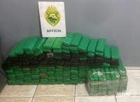 BPFRON apreende carro carregado com drogas em São Miguel do Iguaçu