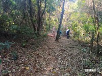 Corpo de Bombeiros socorre vítima que caiu na cachoeira do Jardim Cataratas