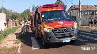 Corpo de Bombeiros socorre vítima que caiu na cachoeira do Jardim Cataratas