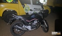 Policia Rodoviária Estadual apreende motocicleta com mais de R$ 26.000,00 em débitos em Santa Terezinha de Itaipu