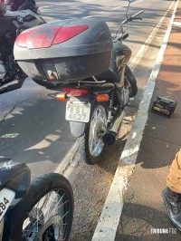 ROCAM recupera moto roubada que estava estacionada no pátio do Hospital Municipal