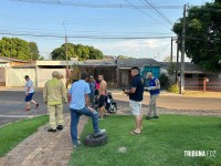 Siate socorre duas vítimas após colisão no Bairro Portal da Foz