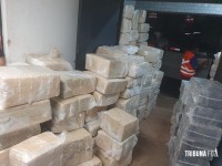 Polícia Federal apreende 5.426 Kg de maconha em carretas provenientes do Paraguai