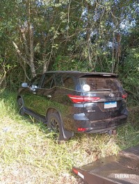 Policia Militar recupera veículo roubado na região da Mata Verde