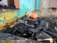 Curto-circuito em ventilador provoca incêndio a residência em Santa Helena