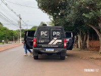 Polícia Civil de Santa Terezinha de Itaipu em conjunto com forças de segurança de Foz do Iguaçu cumprem quatro mandado de busca e apreensão