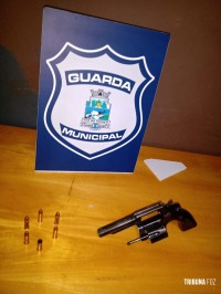 Guarda Municipal prende jovem com revolver 38 no Lagoa Dourada