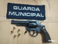 Guarda Municipal prende jovem com revolver 38 no Lagoa Dourada