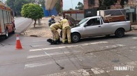 Bombeiros intervém em principio de incêndio veicular na Vila Maracanã