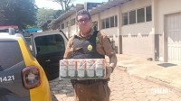 Policia Militar prende paraguaio com 120 tabletes de maconha em Foz do Iguaçu