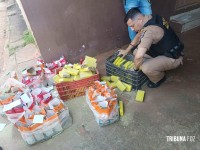 Policia Militar prende paraguaio com 120 tabletes de maconha em Foz do Iguaçu