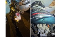 PM prende homem com motocicleta com sinal identificador adulterado