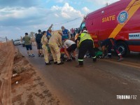 Um morto e outro gravemente ferido após colisão na Av. das Cataratas