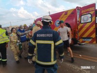 Um morto e outro gravemente ferido após colisão na Av. das Cataratas