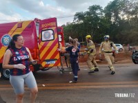 Um morto e outro gravemente ferido após colisão na Av. das Cataratas