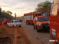 Um morto e outro gravemente ferido após colisão na Av. das Cataratas