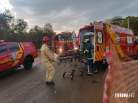 Um morto e outro gravemente ferido após colisão na Av. das Cataratas