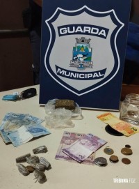 Guarda Municipal prende suspeito em posse de maconha no Bairro Jardim America