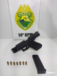 Polícia Militar prende homem com arma de fogo em Medianeira