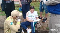 Siate socorre idoso após colisão seguido de tombamento na Vila Yolanda