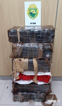 Polícia Militar prende homem com 100 Kg de maconha no centro de Foz do Iguaçu