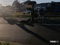 Ciclista morre após mal súbito na BR-277