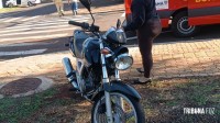 Siate socorre motociclista após colisão no Jardim Tarobá