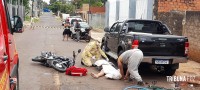 Ciclista morre após colisão com moto na Vila Adriana I