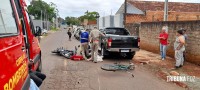 Ciclista morre após colisão com moto na Vila Adriana I