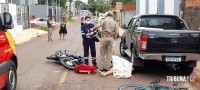 Ciclista morre após colisão com moto na Vila Adriana I