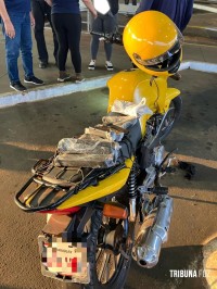 Analista Tributário da Receita Federal e Força Nacional prendem motociclista com armas na Ponte da Amizade