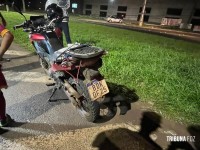 Siate socorre motociclista que voltava do trabalho após colisão na BR-277