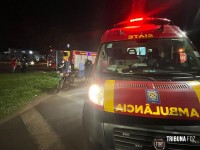 Siate socorre motociclista que voltava do trabalho após colisão na BR-277