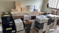 Policia Federal e RF estouram depósito com mais de 2.500 garrafas de vinhos contrabandeados