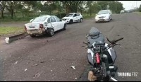 Motociclista é socorrido pelo Siate após colisão na Av. Beira Rio